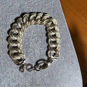 Silpada “Chicest” link sterling Silver Bracelet .925 retired